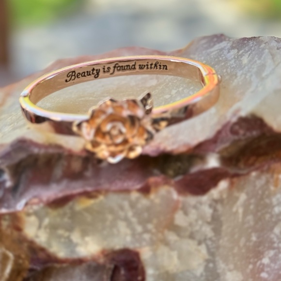 RARE Disney Beauty is Found Within Belle Bangle - Picture 2 of 5